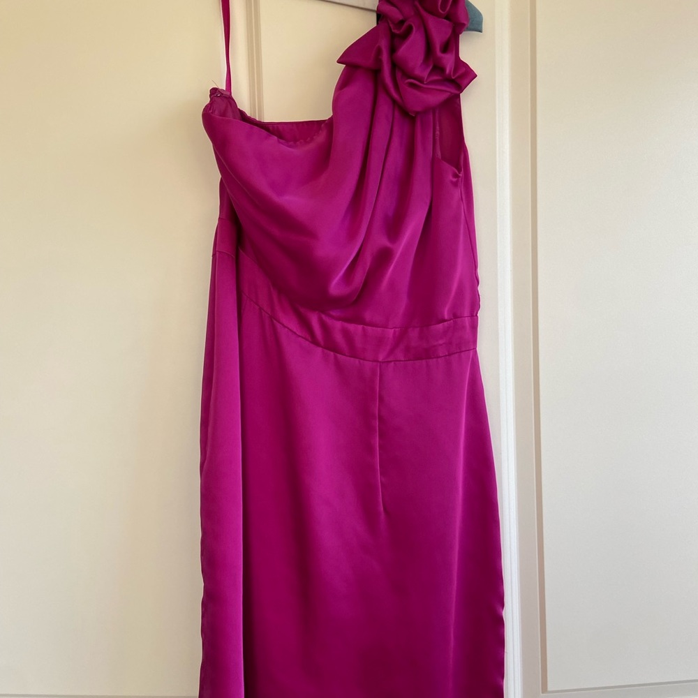 Fuchsia size 10 Limited dress warn to a wedding in the Dominican Republic.